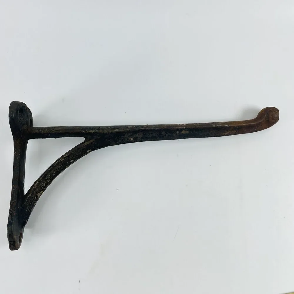 Rustic Cast Iron Tack Hook Wall Mount Equestrian Stable Barn Hanger VTG 9.25